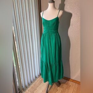 Universal Thread Emerald Green Cottage-core Maxi Dress
